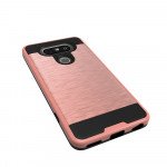 Wholesale LG V20 Iron Shield Hybrid Case (Rose Gold)